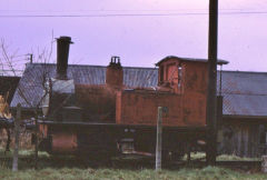 
'Baxter' FJ 158 of 1877 from Betchworth Limeworks, Bluebell Railway, March 1969